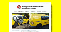 Desktop Screenshot of antigraffiti-rhein-main.de
