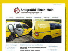 Tablet Screenshot of antigraffiti-rhein-main.de